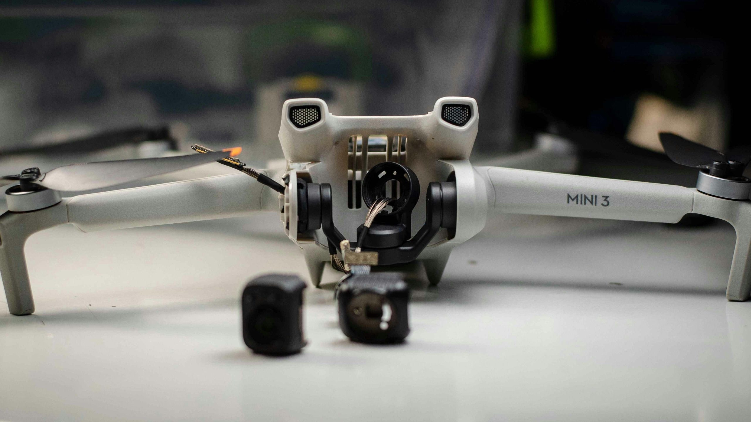 dji mini drone damaged after crash